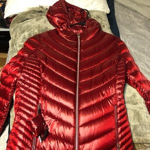 NWT Red Calvin Klein puffer